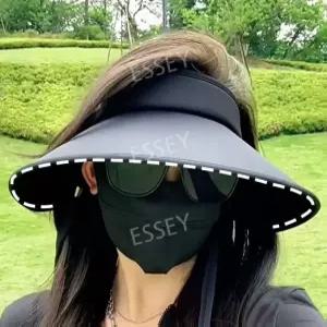 목탐방지 챙 모자 자외선차단 큰 챙모자