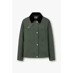 [STUDIO TOMBOY](강남점)코듀로이 카라배색 숏점퍼(9176113972AR)