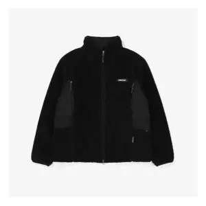 [휠라]우븐 배색 플리스 자켓 (FS2PLF4131X_BLK) 303872