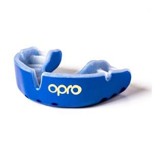 골드 레벨 마우스가드, 성인 및 청소년 사이즈의 스포츠 모든 접촉 스포츠를 위한 혁신적인 피팅 기술 - Marcy의 오프로 다양한 색상(블루, 성인용)