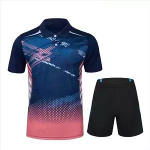 탁구복세트 여름 반팔 운동복 상하의 반바지 빅사이즈 테니스 의류 배드민