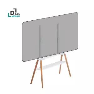 엘디엘마운트 49-75형 사각 이젤형TV 스탠드 거치대(선반포함/화이트) APL-FS64WS