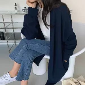 [하프클럽/아이우먼]아이우먼 저스트오픈퍼프롱가디건 MST577M601 빅사이즈