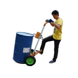 집게 드럼통리프트 건설현장 페인트 이륜 2륜 드럼통 푸시 핸드 거치대 옮기기