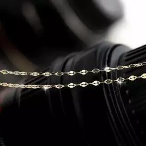 14K Gold 금 체인 굵은 잠자리 목걸이 줄 연장형 W0291A0