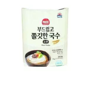 식자재 도매 소면 부드럽고쫄깃한 해표 3Kg x4개 (WFI3FCS)