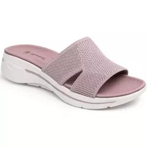 [월드컵]슈넬 여성경량쿠션키높이4.5cm통굽웨지슬리퍼