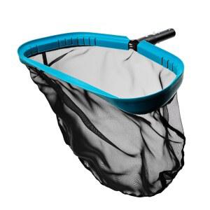 풀웨일 수영장 스키머 그물 갈퀴, 알루미늄 프레임 딥 나일론 그물, 나뭇잎 청소용 초미세 메쉬 잔해 및 스키밍