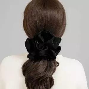 [하프클럽/]곱창밴드 스크런치 로우번머리끈 헤어슈슈