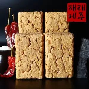 장담그기 국산콩 재래식 한식 전통메주 대 4덩이