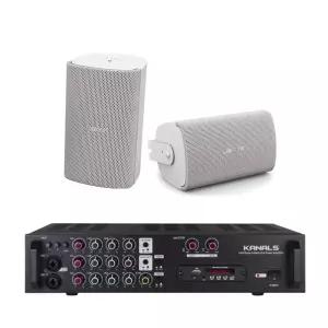 BOSE FS2SE 보스 벽부형스피커 2개 2채널앰프 매장 카페 회의실 강의실 스피커 앰프 음향패키지