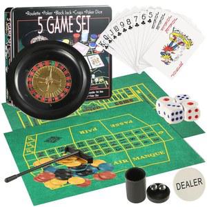 CODOHI 룰렛 휠 세트 볼, 다양한 3개의 매트, 칩, 도박 - 휠, 레이크, 10인치 테이블 100개의 적합합니다 홀덤에 텍사스 및 게임