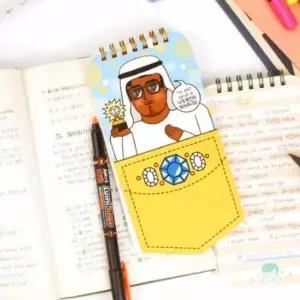 수첩 스프링 포켓노트 모눈형 휴대용 필기노트 작은