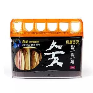 옷장 숯 탈취제 200g 냄새제거제 해피룸341 이불 옷장용 생활용품