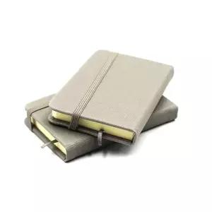 메모 다이어리 그레이 A7 수첩 유선 미니 가죽 회색