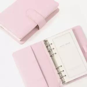 데일리픽다이어리형노트 A6 핑크 유선노트