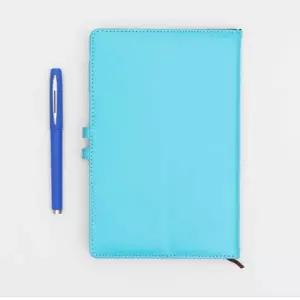 다이어리 볼펜 세트 스카이 하드커버다이어리 가죽수