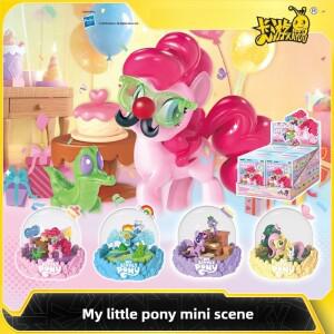 Kayou 카드 게임, 포니 폴리 미니 장면, 공식 정품 인형 블라인드 박스 주변기기 어린이 장난감 장식품