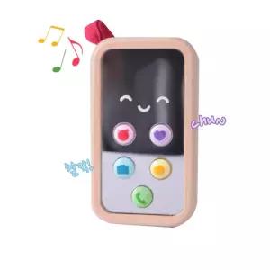 돌아기 원목 장난감 핸드폰 버튼 소리나는 전화놀이 사운드 한살 12개월