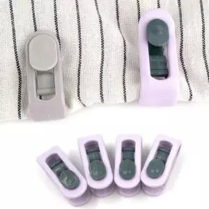 고정밴드 고정클립 잠금식 이불 막대형 4P