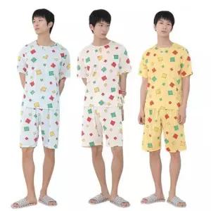 [라일리의류] Rly bns 남성 쿨 냉감 아이스 누더기 잠옷 반팔