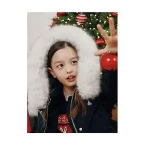 빈폴 키즈 BEANPOLE KIDS 심플 프리미엄 여아 덕다운 롱패딩 블랙 BI5Y38G015 893435