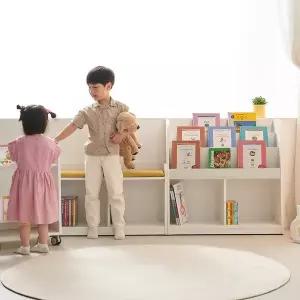 [비앙스] 하이드웰 전면책장 800 유아책장 교구장