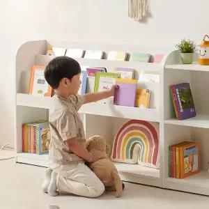 [비앙스] 하이드웰 전면책장 1200 유아책장 교구장