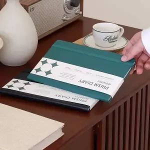 월간일정표 월일정표 프리즘 A5 월간 블루그린