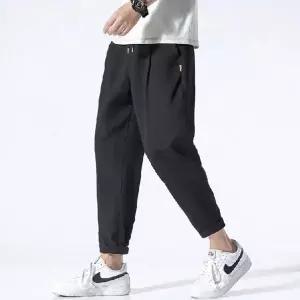 린넨 배기팬츠 남성 7부 일자핏 데일리 캐주얼 바지