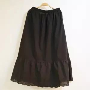 시골양품점 100%면레이스 롱 허리속치마EM230길이도 폭도 롱사이즈 넉넉해요프리~88