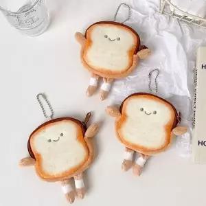 (쓰러담아) 식빵 키링 미니파우치 동전지갑 카드지갑 (WFG21S9)