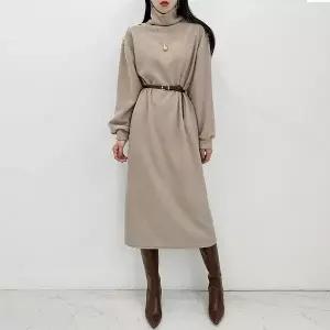 [하프클럽/금찌]금찌 캐시 니트 롱 원피스  ST7964D