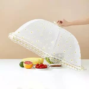 국화 레이스 원터치 밥상보 식탁보 밥상 덮개 커버 (WFFFHAQ)