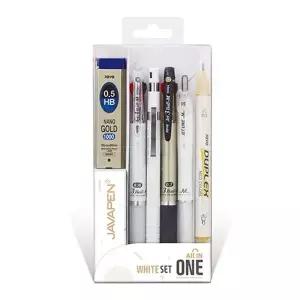 [셀러에이드]필기구 형광펜 세트 선물 올인원 샤프 1P 화이트 볼펜 학생필기도구
