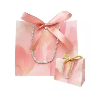 종이가방 고급 플라워 코팅 대형 튼튼한 5매