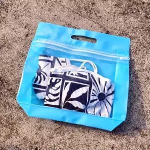 보관백 방수 파우치 다용도 지퍼 손잡이형 투명