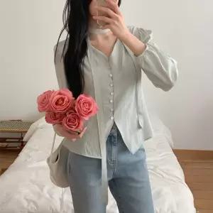 [요즘에] 모린타이블라우스 