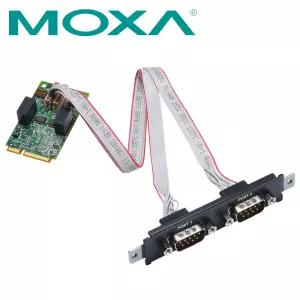 MOXA Mini PCI Express 2포트 RS232 아이솔레이션 시리얼카드 CP-102N-I-T [H@lu]