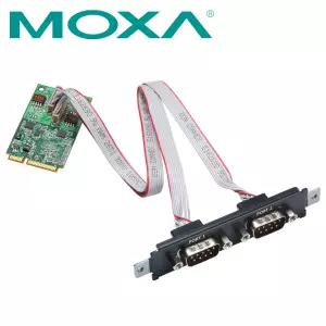 MOXA Mini PCI Express 2포트 RS232 시리얼카드 CP-102N-T [H@lu]
