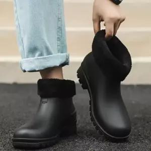 [라일리] Rly 남성 털안감 방한 레인 부츠 1P 겨울 첼시 장  44669401)