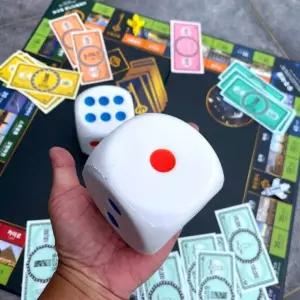 8cm 불안 주사위 보드게임 학생 스트레스 브루마블 게임 해소 시험