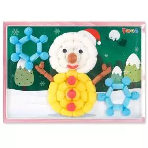 [모두모아]플레이콘부조액자(겨울) 부조 액자 겨울 옥수수소재 만들기활동