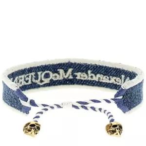 라프리마 알렉산더맥퀸 스컬 로고 패브릭 팔찌 757439 1AAN1 4913