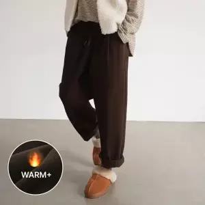 [하프클럽/]베든 다트 기모 배기 팬츠