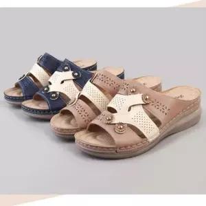 푹신한 착화감 편한 웨지 통굽슬리퍼