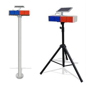 도로경고등 정방향 태양열 충전 비상 통제 경사로 점멸등 길이 천장 프레임 안전삼각대 도로