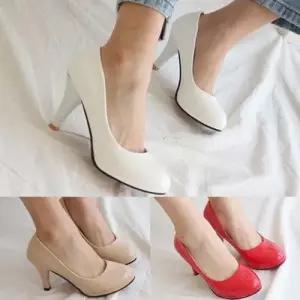 빅사이즈가능 여성구두 펌프스여자하이힐 8.5cm 올데이 P216 WFJTNVU