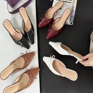 여성 4컬러 데일리화 슬리퍼 슬링백 샌들 플랫구두 WFJTJ2O