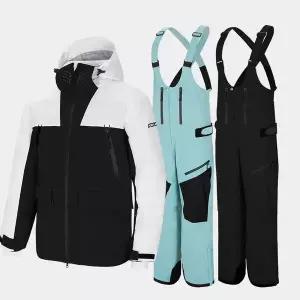 [셀시우스]펠리체 스키복 보드복 세트 브리튼 레이싱 빕 세트